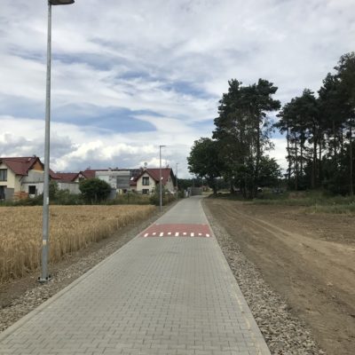 Nowa droga w miejscowości Gola