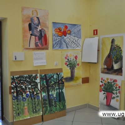 Malarstwo i rysunki w Ośrodku Kultury Gminy Lubin