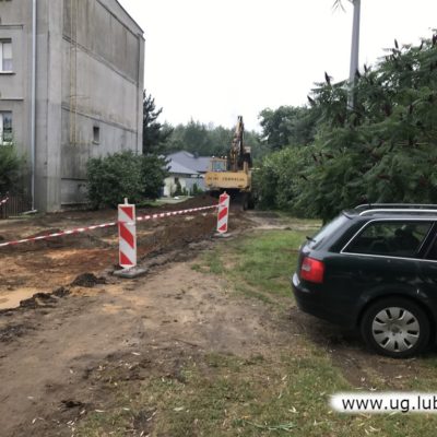 Przebudowa drogi i miesjc parkingowych w Szklarach Górnych