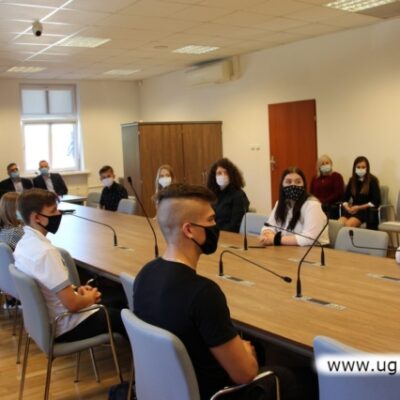 Posiedzenie Rady młodzieżowej gminy Lubin