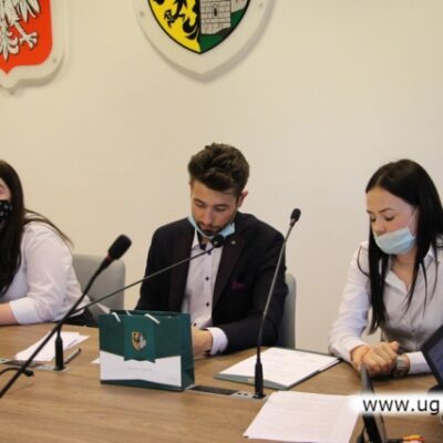 Posiedzenie Rady młodzieżowej gminy Lubin