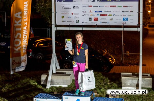 Ola Jeremiejko - najlepsza zawodniczka z Gminy Lubin.