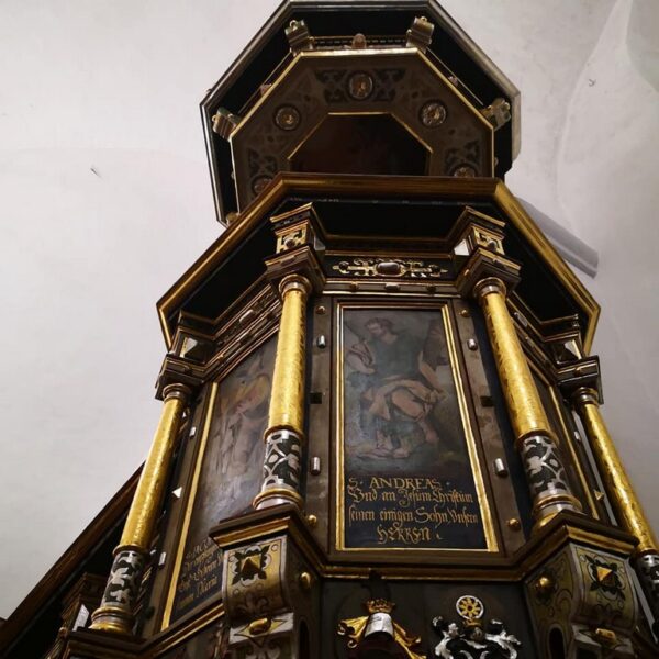 2020 rok prace konserwatorskie kosza ambony