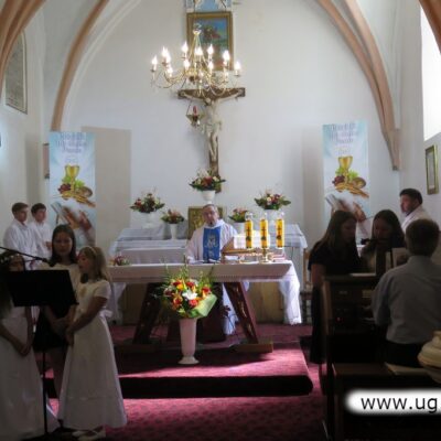 Uroczysta msza święta w Siedlcach