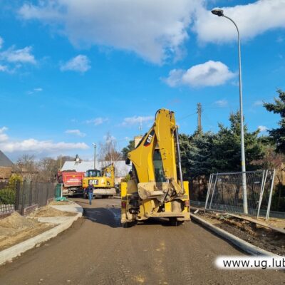 Trwa budowa nowej drogi gminnej w Krzeczynie Wielkim