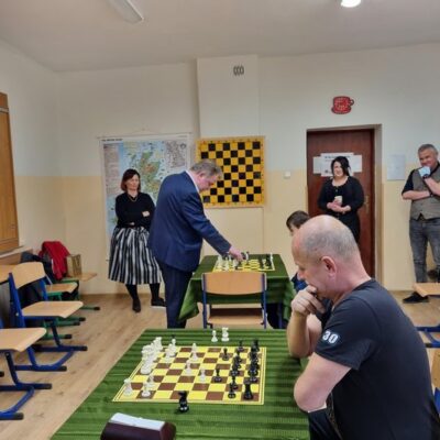 Symultana szachowa na rzecz WOŚP w Krzeczynie Wielkim