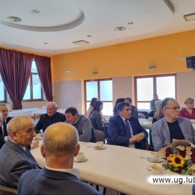 Uroczyste spotkanie z sołtysami gminy Lubin