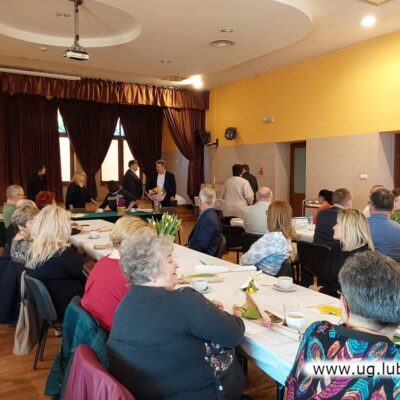 Uroczyste spotkanie z sołtysami gminy Lubin