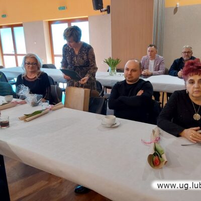 Uroczyste spotkanie z sołtysami gminy Lubin