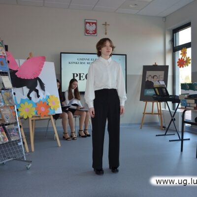 gminne eliminacje konkursu recytatorskiego