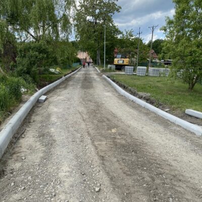 Przebudowa drogi w miejscowości Szklary Górne