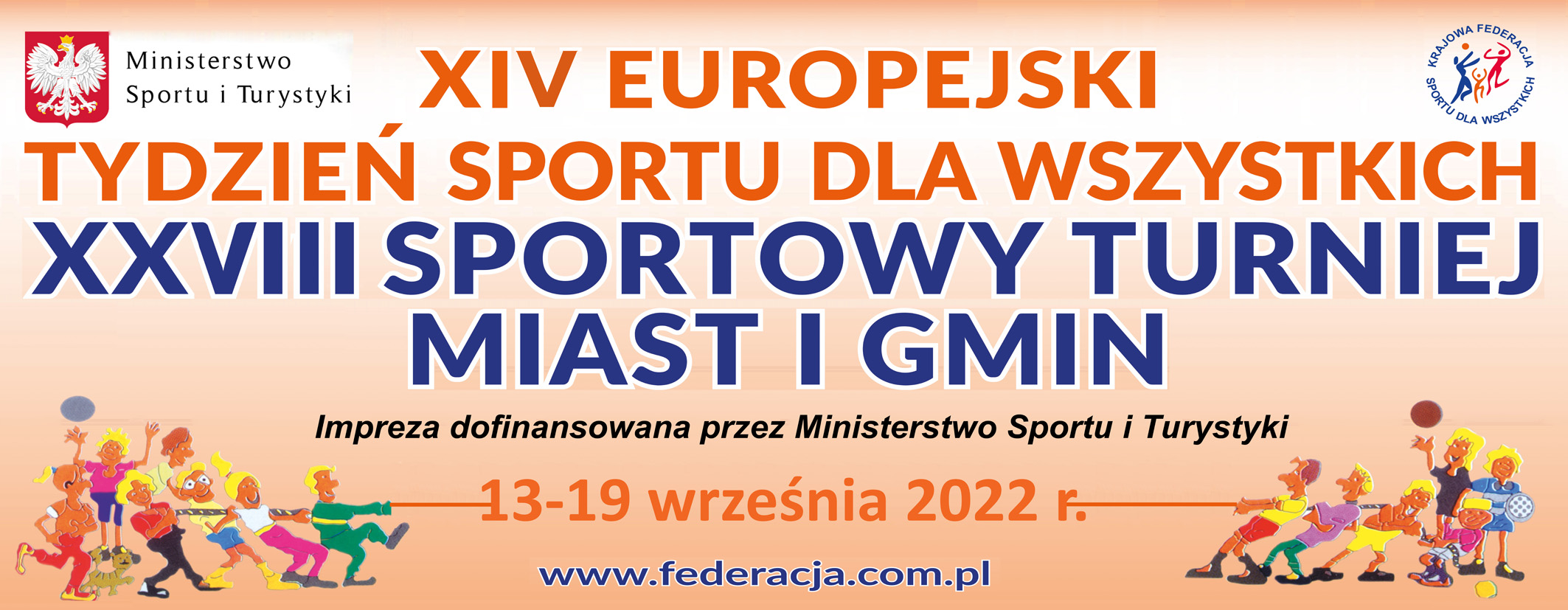 XIV Europejski Tydzień Sportu dla Wszystkich XXVIII - Sportowy Turniej Miast i Gmin 2022