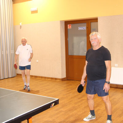 Powiatowo-Gminny Turniej Tenisa Stołowego dla seniorów do lat 65 i 65+