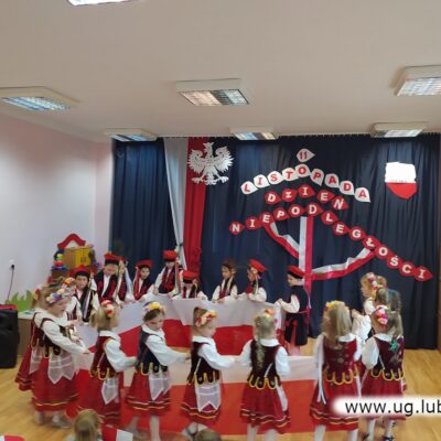 Święto Niepodległości w gminnym przedszkolu