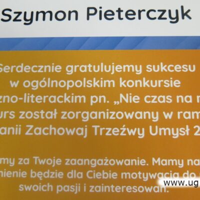 Nagrody dla uczniów