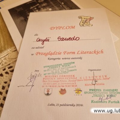 Osieczanka z urodzenia i zamiłowania - Cecylia Szwedo