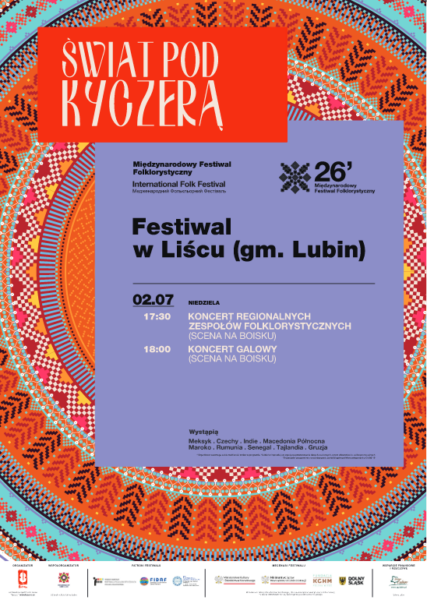 Plakat Festiwal pod Kyczerą, Lisiec 2022 r.