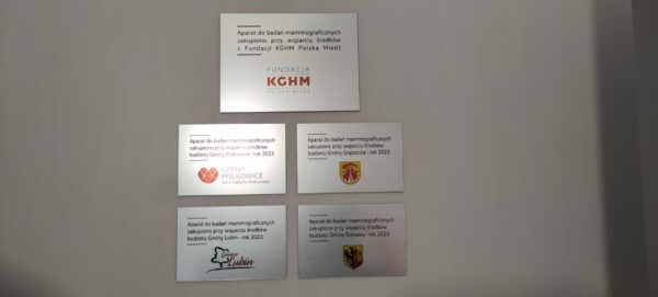 Podmioty wspierające zakup mammografu w MCZ