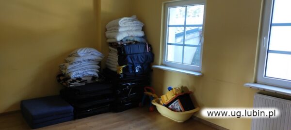 Świetlice, w których przebywali uchodźcy