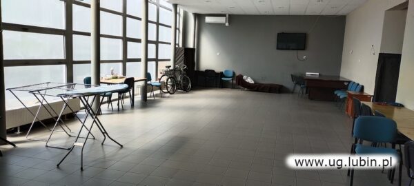 Świetlice, w których przebywali uchodźcy