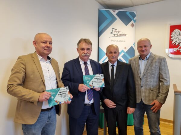 Uroczysta sesja Rady Gminy Lubin z wręczeniami nagród