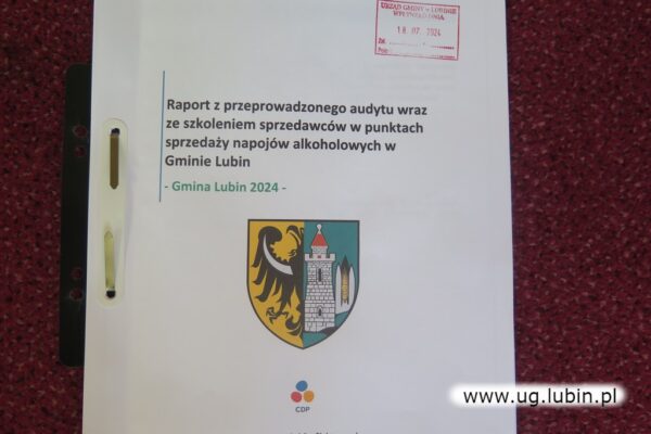 Raport ze szkoleń i audytu w punktach sprzedaży alkoholu