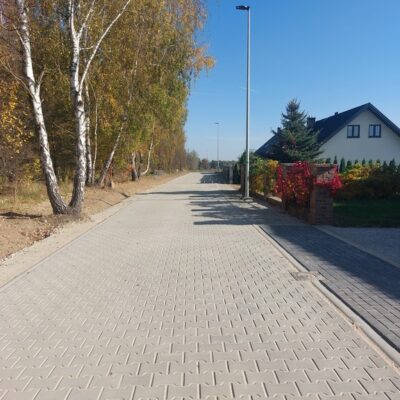 Nowa droga wewnętrzna w miejscowości Gorzyca