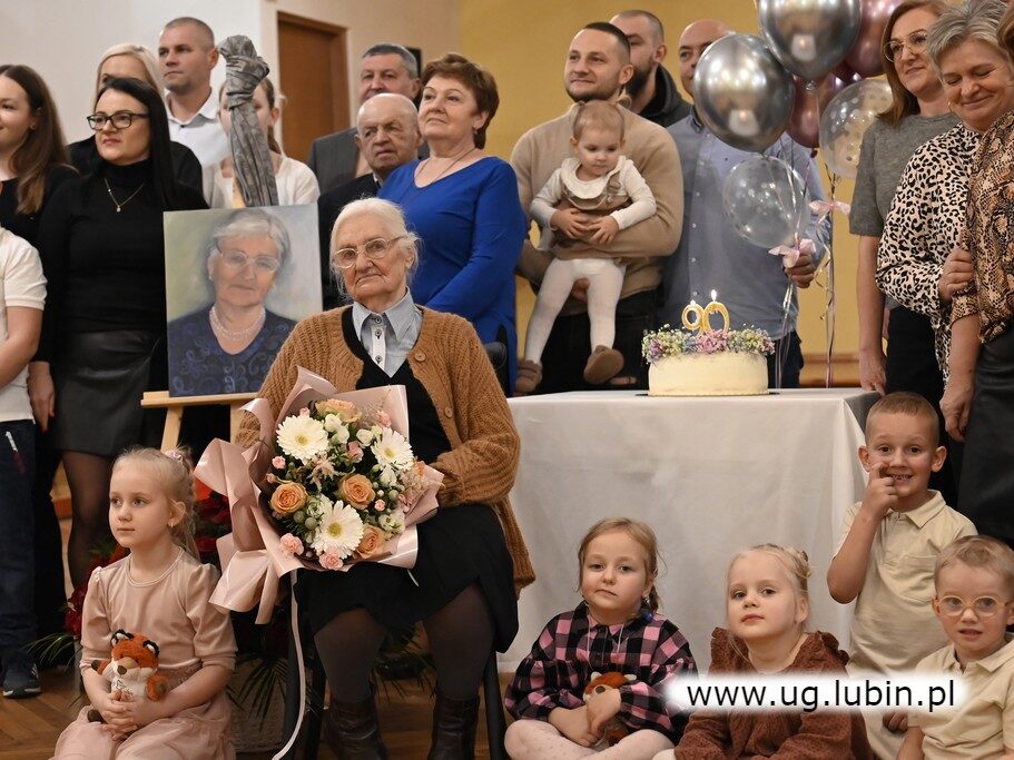 90.urodziny Antoniny Jaszowskiej z Miłosnej