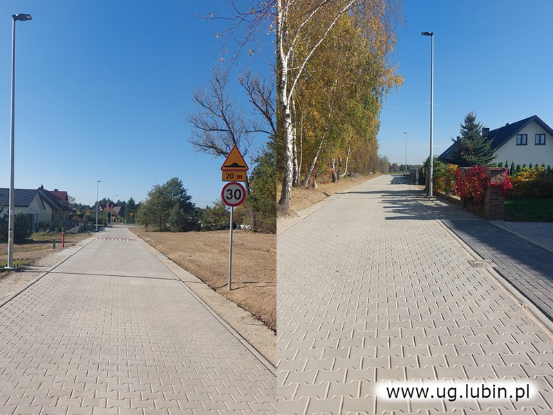 Nowa droga wewnętrzna w miejscowości Gorzyca