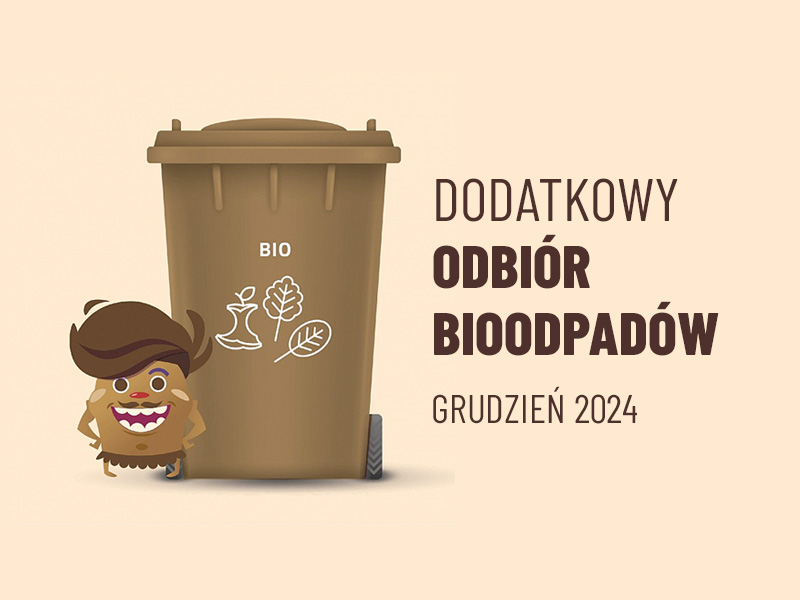 Dodatkowy odbiór bioodpadów w grudniu 2024