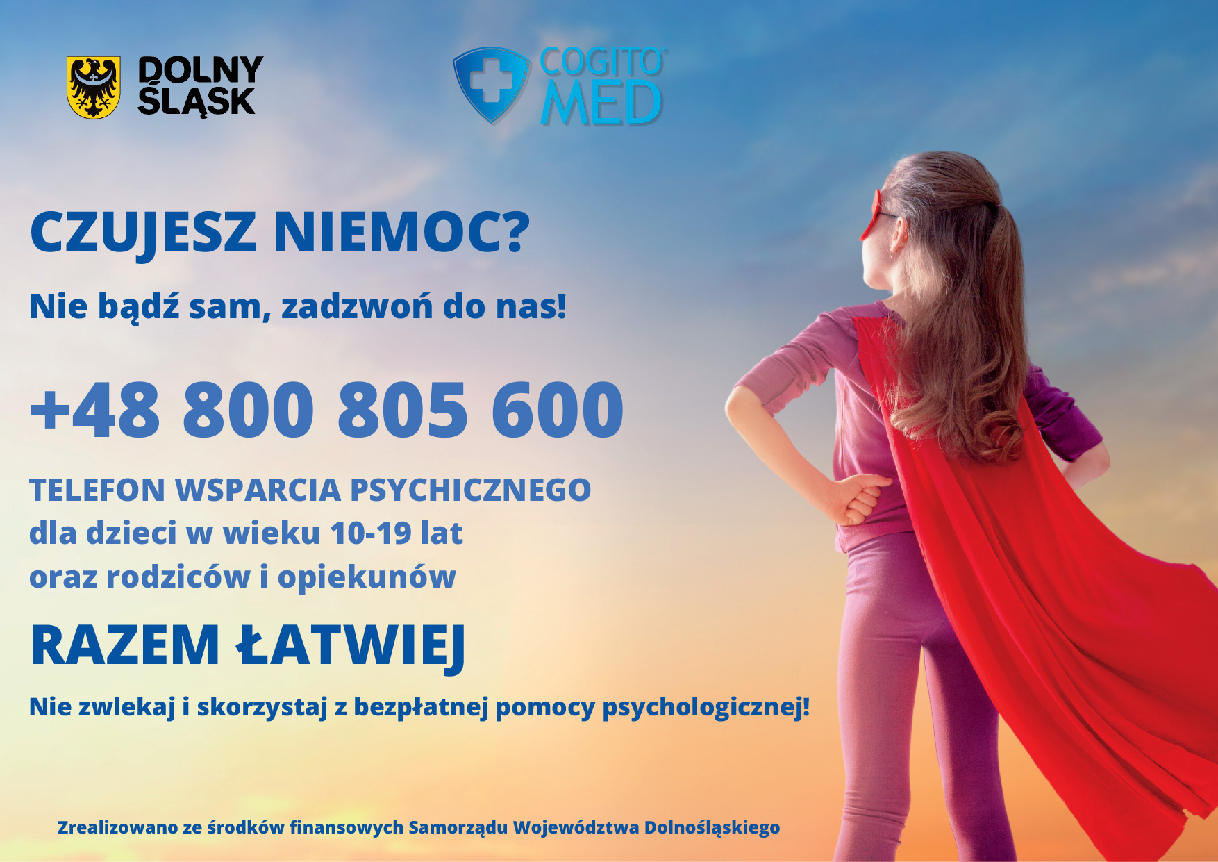 Bezpłatne wsparcie psychologiczne dla dzieci i młodzieży 
