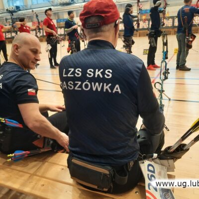 63. Halowe Mistrzostwa Polski Seniorów w Łucznictwie - zawodnicy z Raszówki