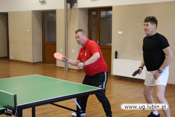 V Powiatowo-Gminny Turniej Tenisa Stołowego dla seniorów 50+ w grze podwójnej