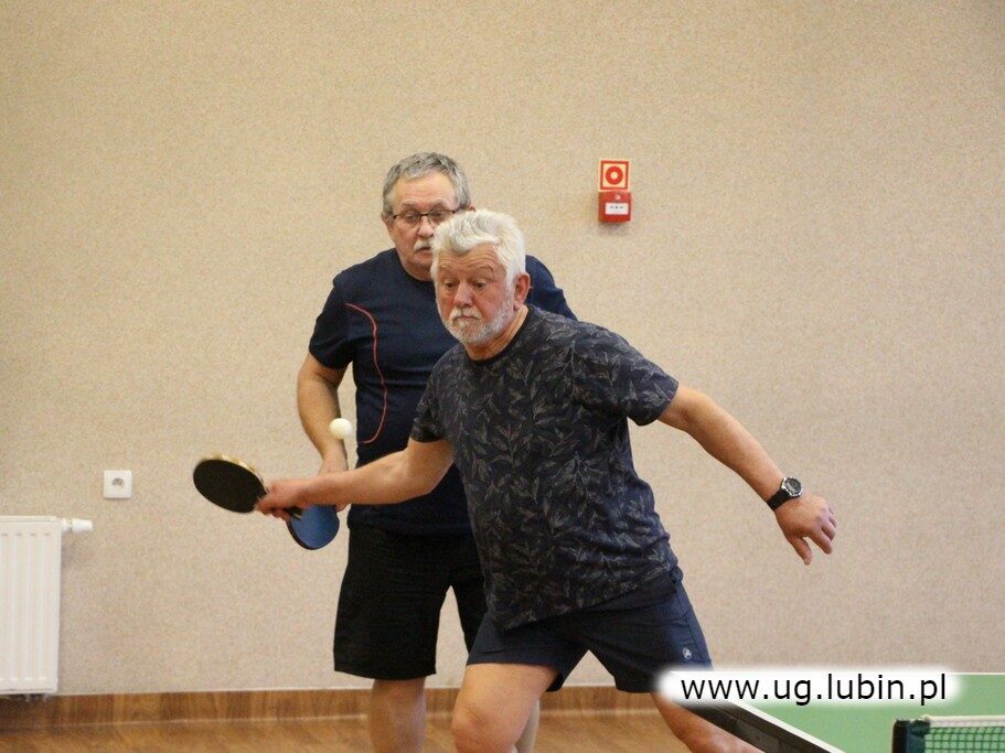 V Powiatowo-Gminny Turniej Tenisa Stołowego dla seniorów 50+ w grze podwójnej