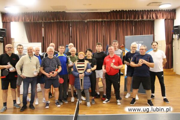V Powiatowo-Gminny Turniej Tenisa Stołowego dla seniorów 50+ w grze podwójnej