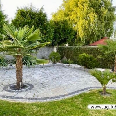 Ogród w Miroszowicach (gmina Lubin)