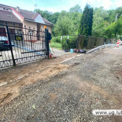 Prace budowlane przy inwestycji Park&Ride w Raszówce