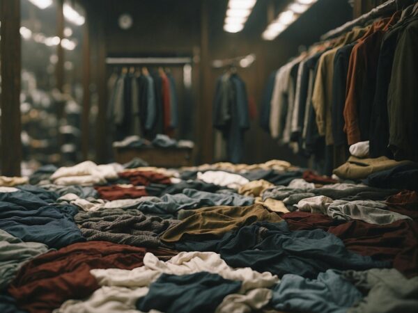 odpady, odzież