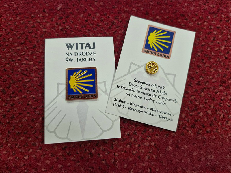 Ścianwska droga św. Jakuba na terenie gminy Lubin - książeczka na odznakę.