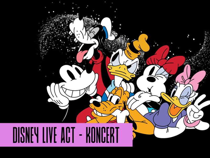 Disney Live Act – magiczny koncert w Krzeczynie Wielkim. Plakat informacyjny.
