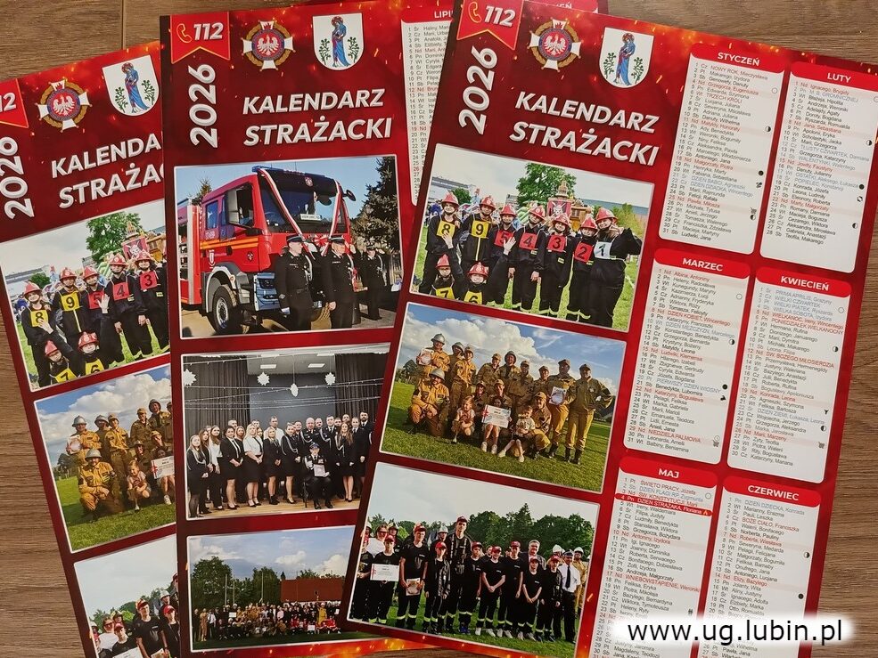 Kalendarze strażackie na rok 2026.