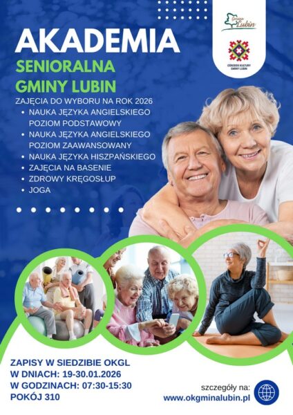 Plakat akademia senioralna