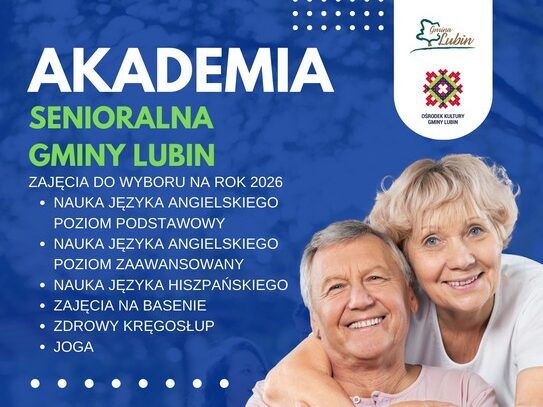 Plakat Akademi Senioralnej.