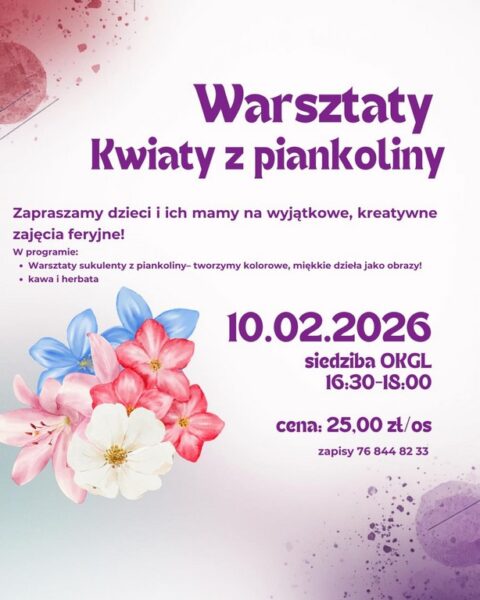 plakat warsztaty artystyczne
