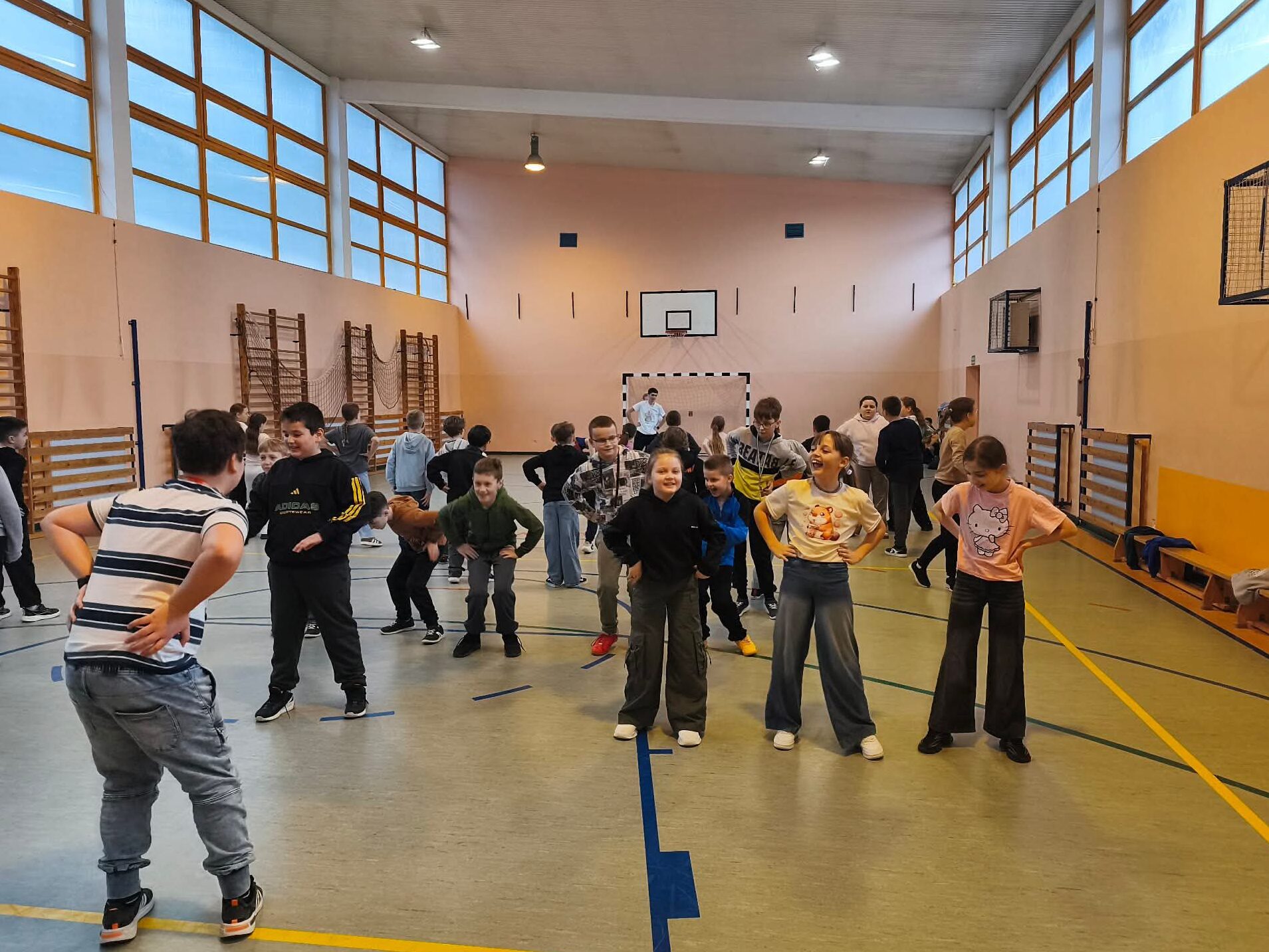 Zajęcia zorganizowane przez uczniów z I liceum w ramach projektu ,,Calmify".