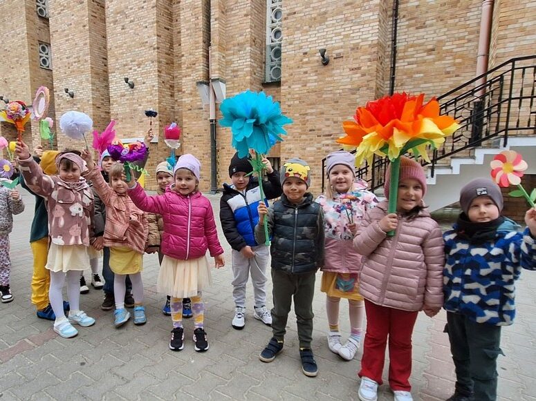 Pierwszy dzień wiosny w przedszkolu.