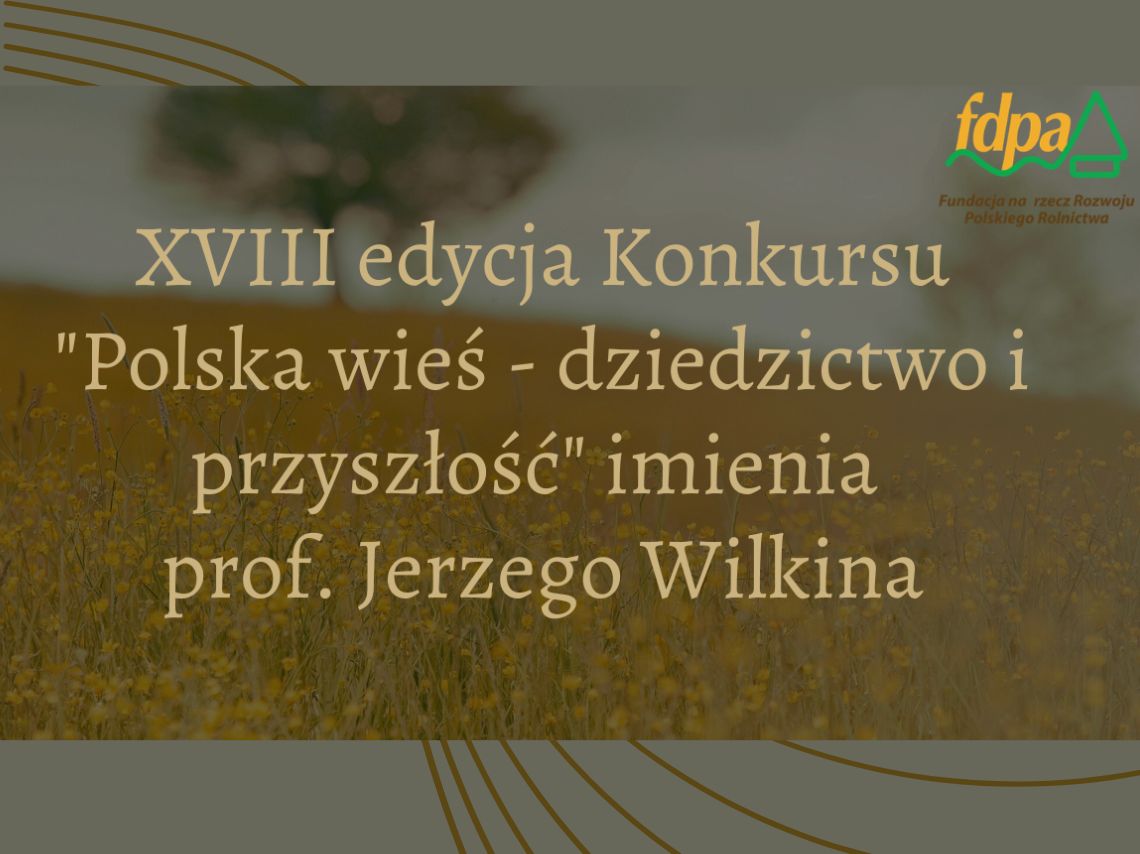 Plakat konkursu polska wieś