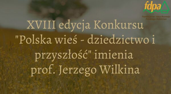 konkurs Polska Wieś FDPA
