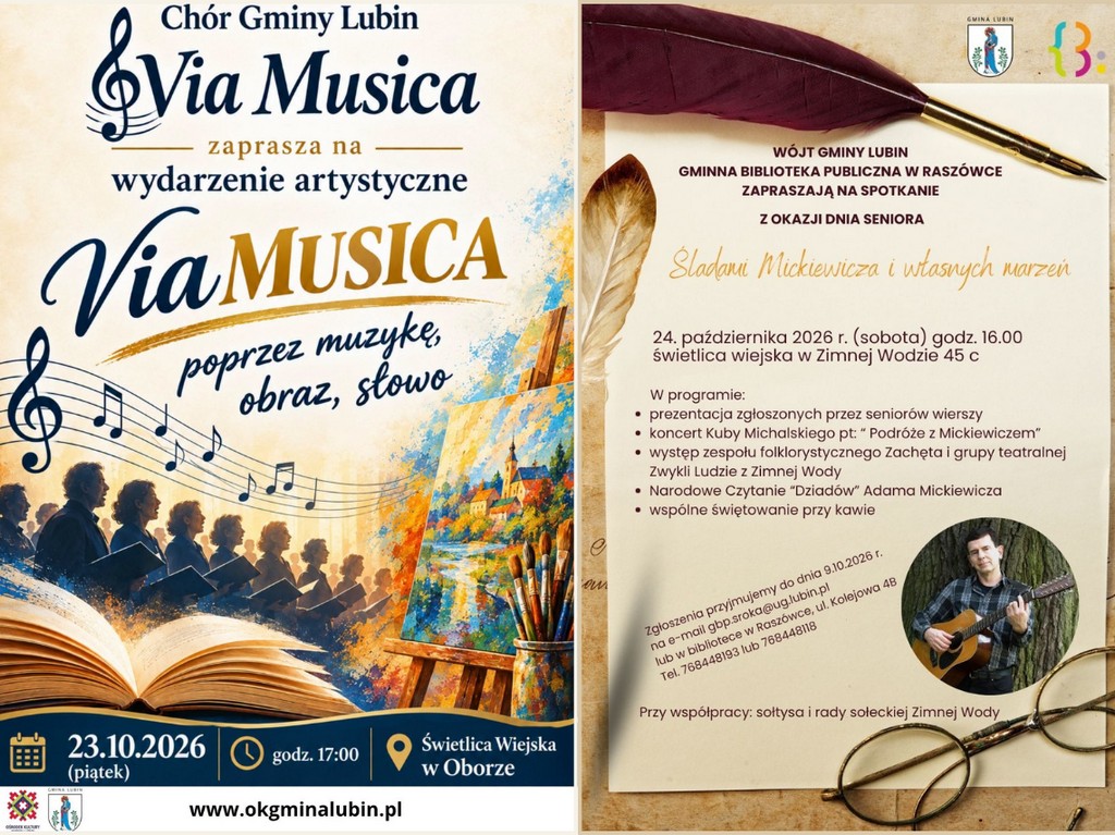 Dwa dni pełne wydarzeń. - plakat